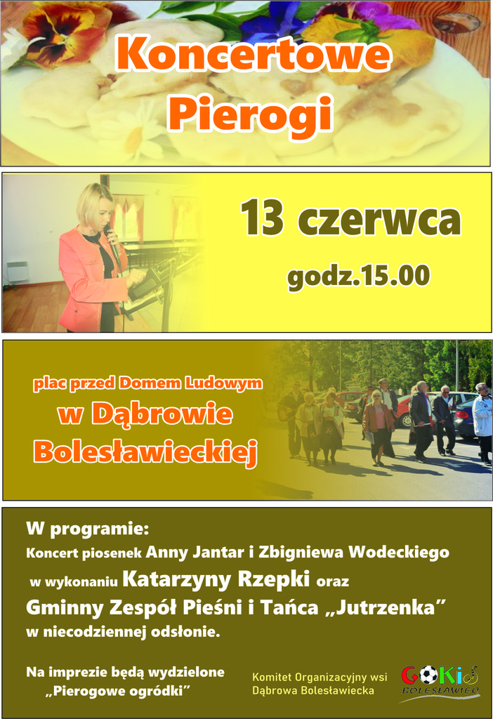 Koncert i pierogi w Dąbrowie Bolesławieckiej